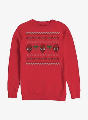 Marvel Spider-Man Ugly Holiday Crew Sweatshirt