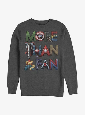 Marvel Avengers Fan Letters Crew Sweatshirt