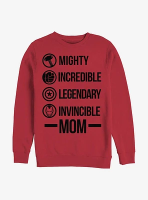 Marvel Avengers Mom Crew Sweatshirt