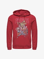 Marvel Avengers Band Tee Hoodie