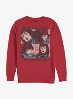 Marvel Black Widow Crew Legendary Box Up Sweatshirt