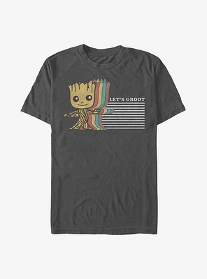 Marvel Guardians Of The Galaxy Retro Groot T-Shirt