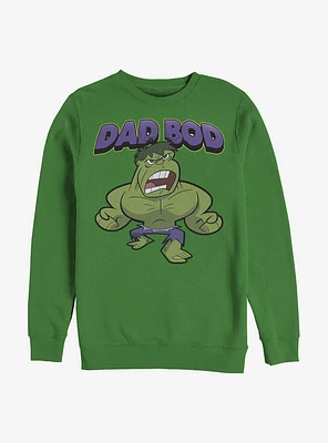 Marvel Hulk Dad Bod Crew Sweatshirt