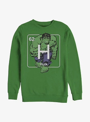 Marvel Hulk Periodic Crew Sweatshirt