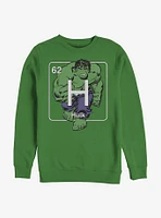 Marvel Hulk Periodic Crew Sweatshirt