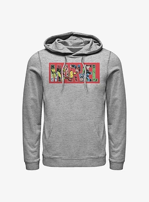 Marvel Logo Character Fill Hoodie