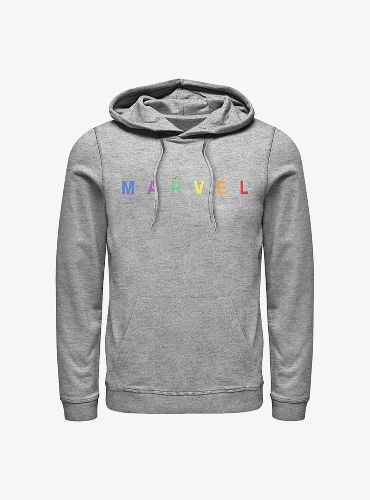 Marvel Simple Rainbow Logo Hoodie