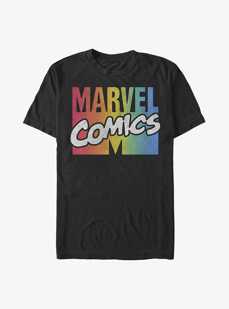 Marvel Comics Spectrum Logo T-Shirt