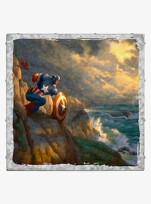 Marvel Captain America Sentinel of Liberty 14" x 14" Metal Box Art