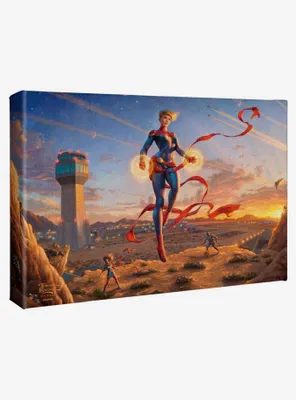 Marvel Captain Marvel Dawn of a New Day 10" x 14" Gallery Wrapped Canvas