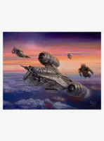 Star Wars The Mandalorian The Escort 11" x 14" Art Print