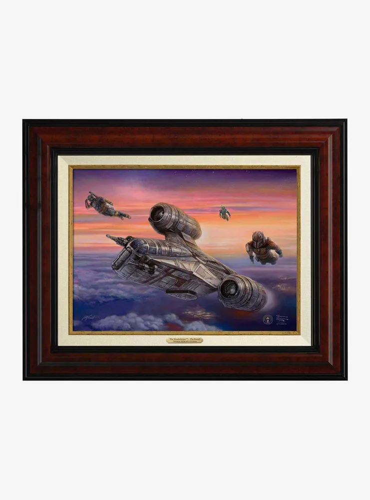 Star Wars The Mandalorian The Escort 12" x 16" Canvas Classics