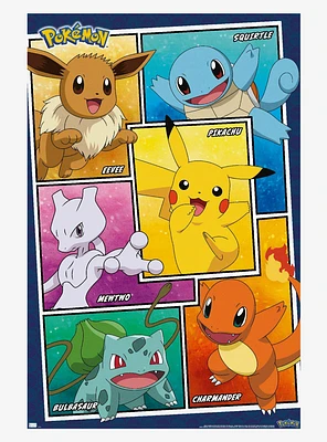 Pokemon Character Collage Poster
