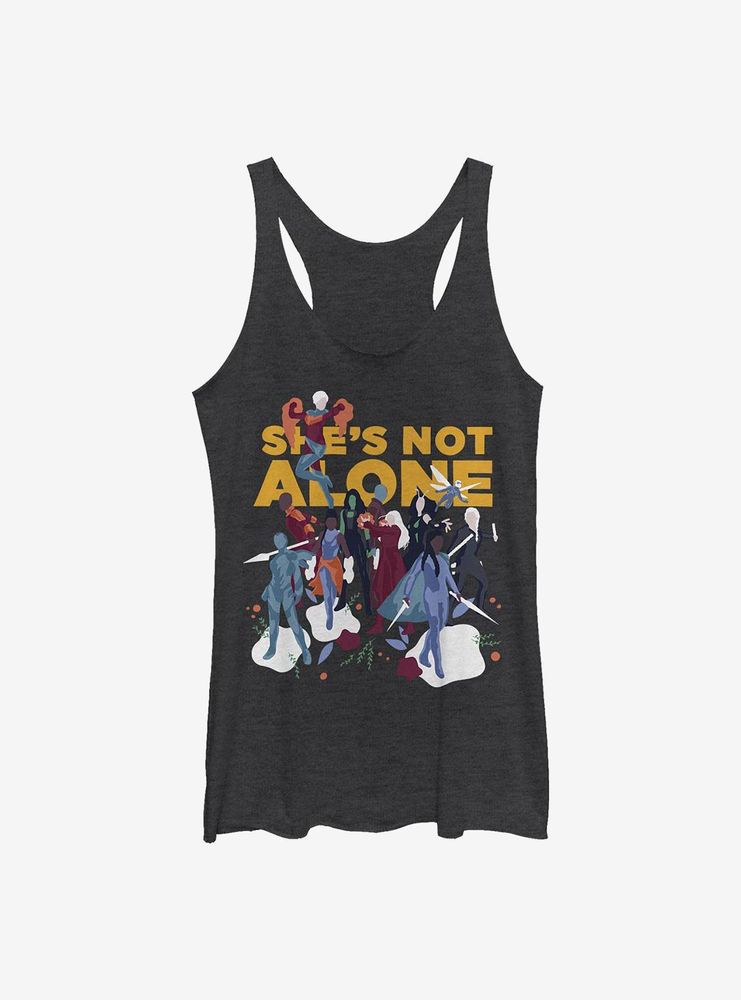 Marvel Avengers She's Not Alone Womens Tank Top