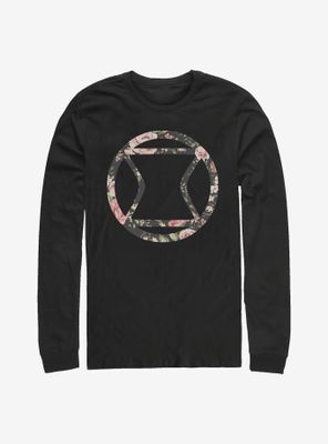 Marvel Black Widow Rose Long-Sleeve T-Shirt