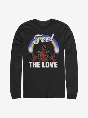 Marvel Deadpool Feel The Love Long-Sleeve T-Shirt
