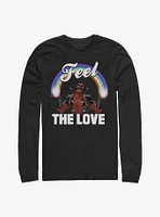 Marvel Deadpool Feel The Love Long-Sleeve T-Shirt