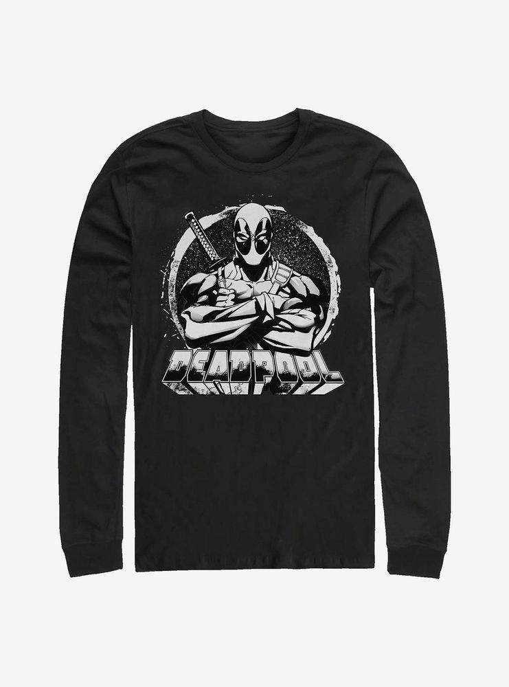 Marvel Deadpool For Hire Long-Sleeve T-Shirt