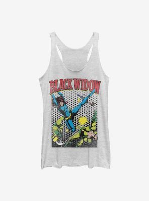 Marvel Black Widow Kick That Gun Womens Tank Top