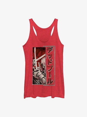 Marvel Deadpool Sword Womens Tank Top
