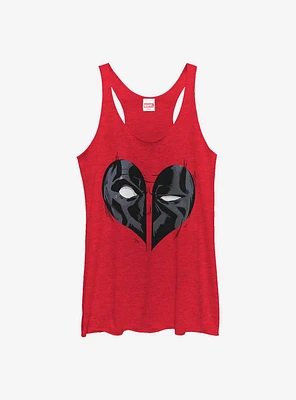 Marvel Deadpool Heartpool Womens Tank Top