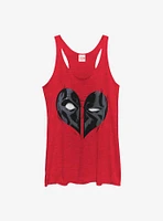 Marvel Deadpool Heartpool Womens Tank Top