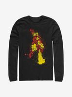 Marvel Iron Man Ink Splotches Long-Sleeve T-Shirt