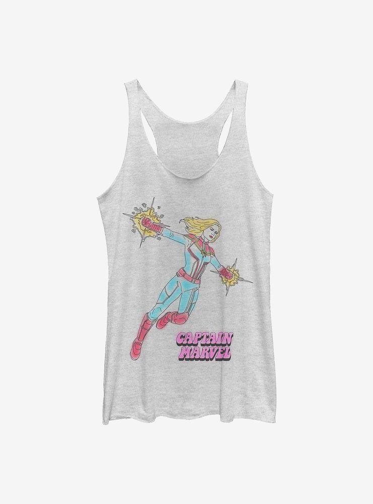 Marvel Captain Power Womens Tank Top