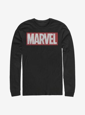 Marvel Brick Logo Long-Sleeve T-Shirt