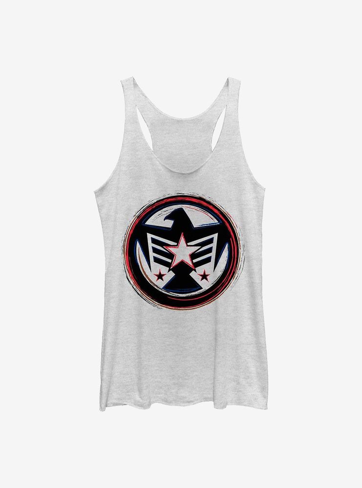 Marvel Falcon America Symbol Womens Tank Top