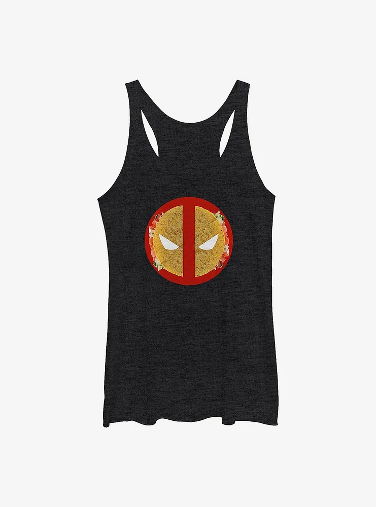 Marvel Deadpool Taco Face Womens Tank Top