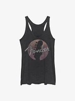 Fender Circled Logo Womens Tank Top