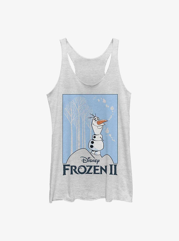 Disney Frozen 2 Olaf Cut Out Womens Tank Top