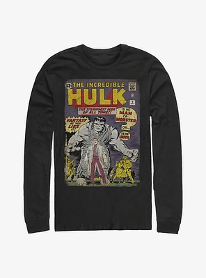Marvel Hulk Comic Cover Long-Sleeve T-Shirt
