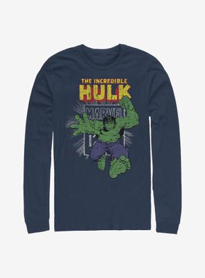 Marvel Hulk Stamp Long-Sleeve T-Shirt