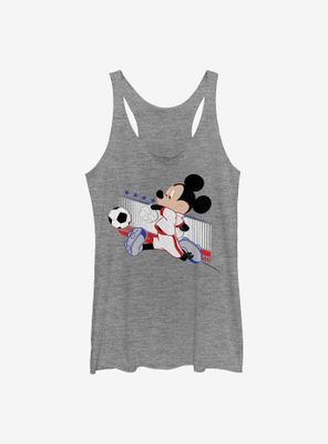Disney Mickey Mouse France Kick Womens Tank Top