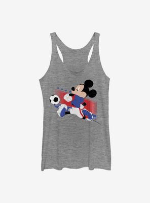 Disney Mickey Mouse USA Kick Womens Tank Top