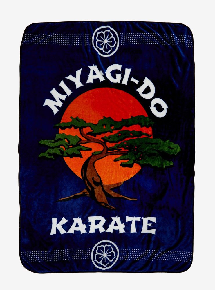 Cobra Kai Miyagi-Do Throw Blanket