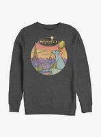 Disney Pixar Ratatouille Le Rat Parisian Crew Sweatshirt