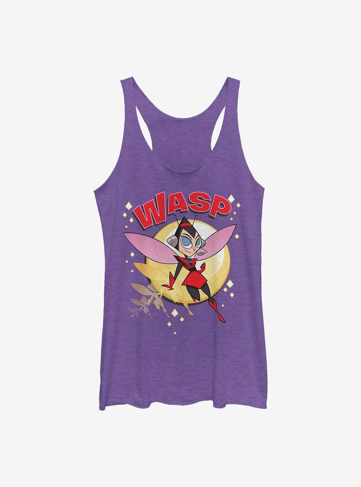 Marvel Ant-Man Wasp Retro Zoom Womens Tank Top