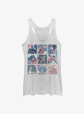 Marvel Avengers Pastel Heroes Womens Tank Top