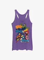 Marvel Avengers Sound Effects Womens Tank Top