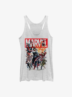 Marvel Avengers Team Womens Tank Top