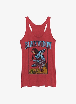 Marvel Black Widow Square Womens Tank Top
