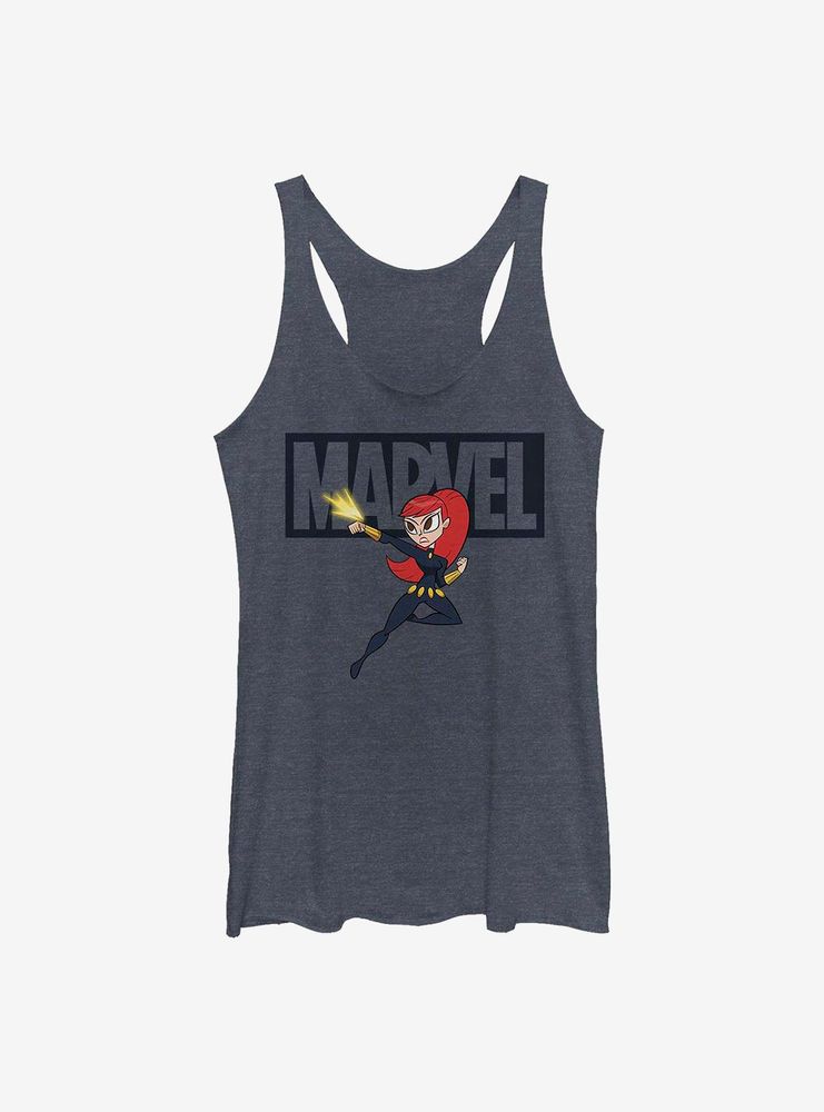 Marvel Black Widow Brick Womens Tank Top