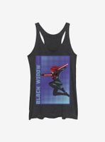 Marvel Black Widow Halftone Womens Tank Top