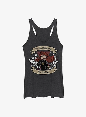 Marvel Black Widow No Prob Womens Tank Top