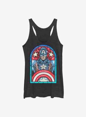 Marvel Captain America Glass Womens Tank Top