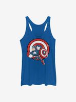 Marvel Captain America Retro Womens Tank Top