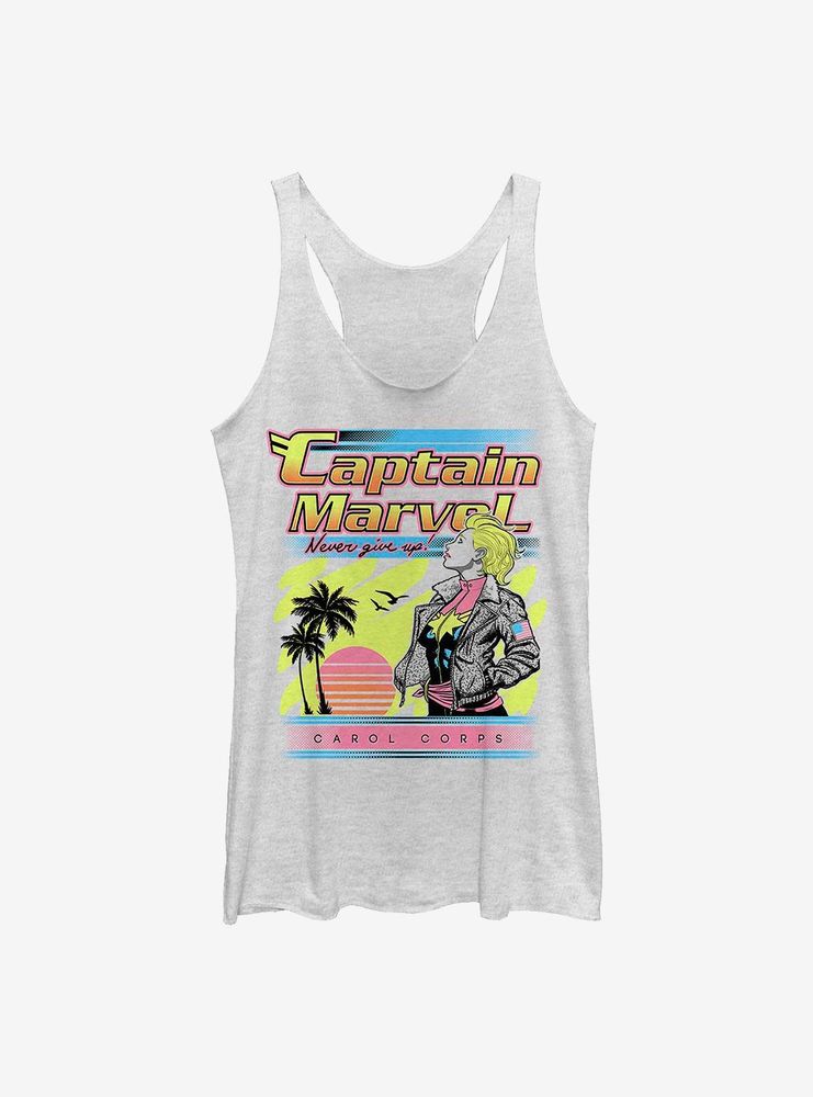 Marvel Captain Carol Corps Womens Tank Top